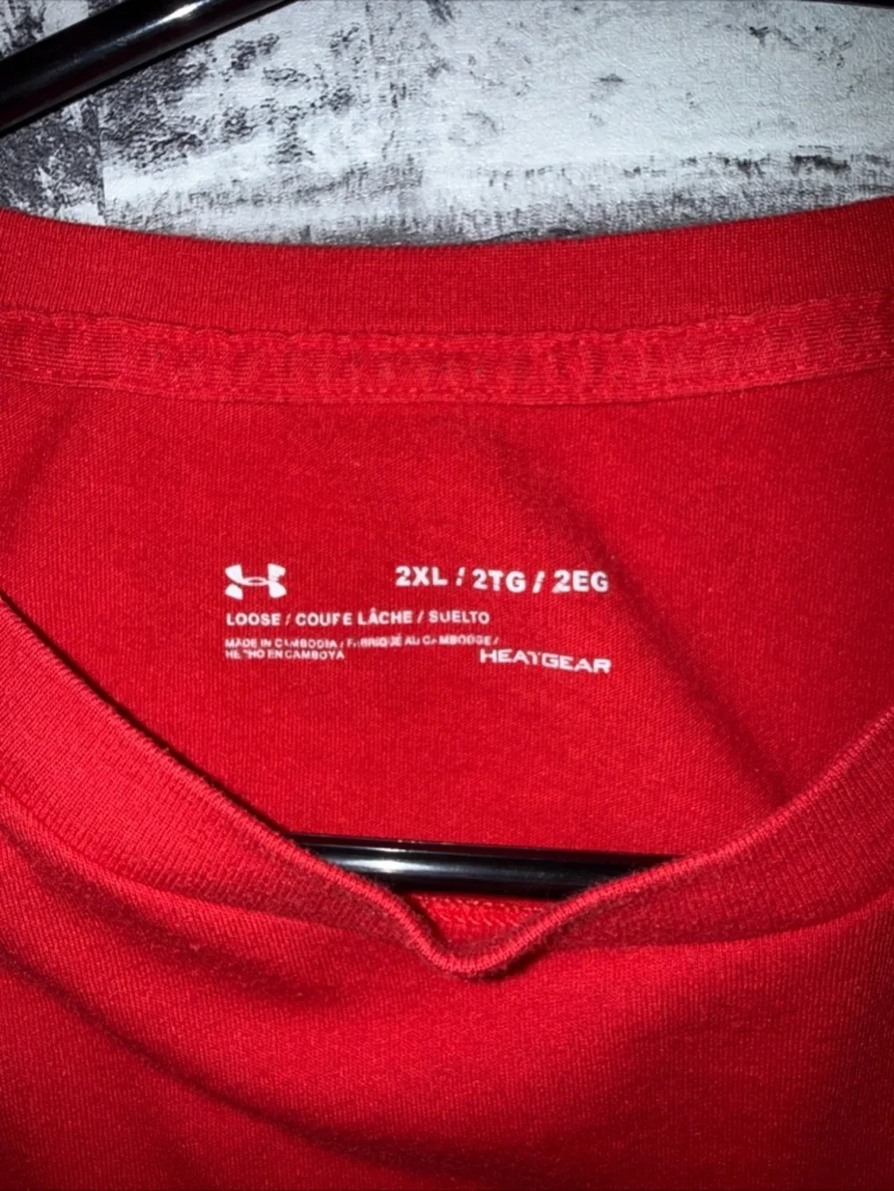 Men’s Under Armour Solid Red T Shirt; Size XXL, Loose Fit - Picture 4 of 9